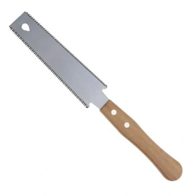 Image of ECSiNG Japanese Hand Saw Double Edged 12/17 TPI Flush Cut SK5 High Carbon Steel for Garden Trimming Leveling Table Legs Woodworking Tool