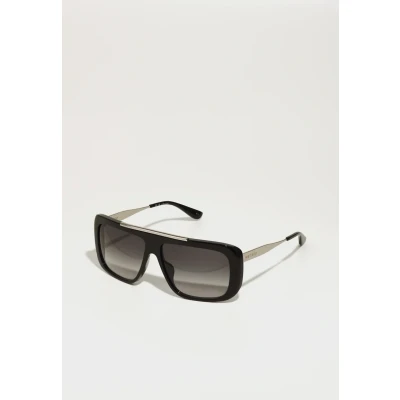 Image of Alexander Mcqueen Unisex Sunglasses black/silvercoloured/grey, Size: 60, Black/silver coloured/grey