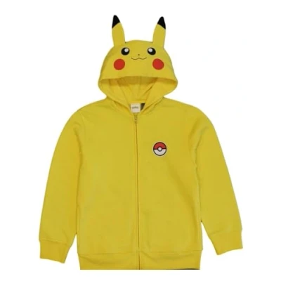 Image of Pokemon Boys&#039; Pikachu Costume Hoodie, Yellow (6/7)