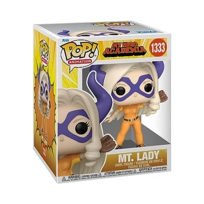 Image of Funko POP! Super: MHA HLB Mt. Mount Lady (baseball) My Hero Academia Collectable Vinyl Figure Gift Idea Official Merchandise Toys for Kids &amp; Adults Anime Fans