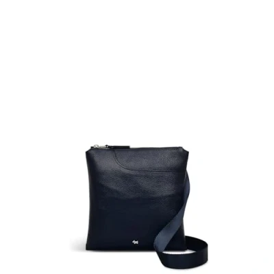 Image of RADLEY London Pockets Soft 2.0 Medium Ziptop Crossbody for Women, in Ink Grained Leather