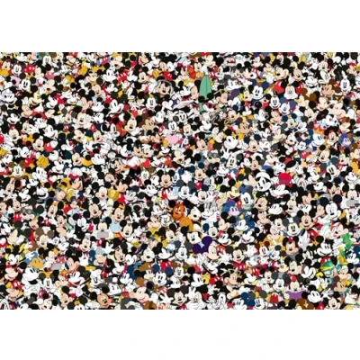 Image of Ravensburger 12000529 Mickey Challenge 1000 pieces jigsaw Puzzle for adults and kids age 14 years up, disney jigsaw, gifts