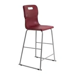 Image of Titan High Chair Size 6 685mm Seat Height Burgundy T63 BU