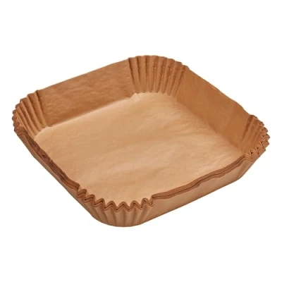 Image of Chef Aid Square Paper air fryer Liners, Pack of 40 with each liner measuring 20cm X 20cm, an essential