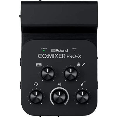 Image of Roland GO:MIXER PRO X Audio Mixer for Smartphones Connect and Mix up to 7 Sources Add Studio Quality your Social Content Livestreams Compatible with iOS Android devices