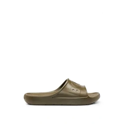 Image of BOSS Mens Darian Slid Lightweight EVA slides with logo strap Size 10