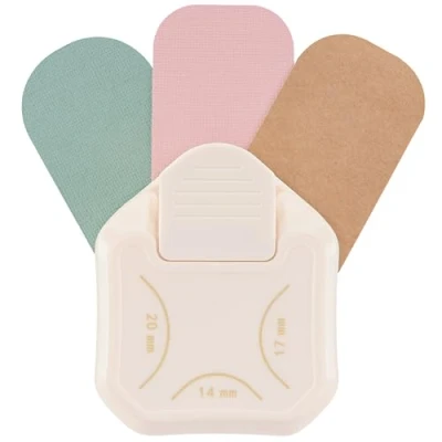 Image of Vaessen Creative 3 in 1 Corner Rounder Punch Rounded Corners 14/17 / 20 mm Card Making Supplies Cutter for Paper, Cards, Invitations and Scrapbook Crafting