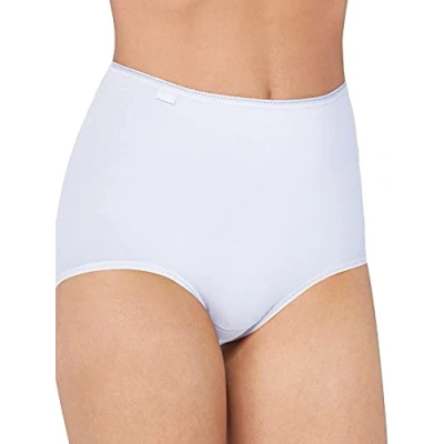 Image of sloggi Women&#039;s 24/7 Cotton Maxi Boxer Briefs, White (WHITE), 54