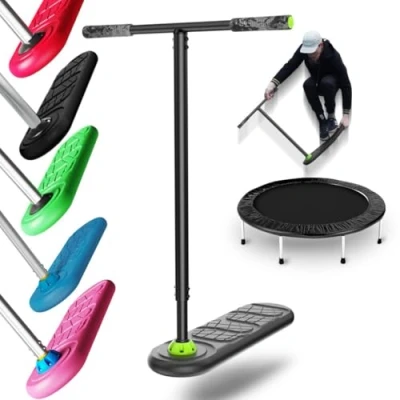 Image of The Indo Trick Scooter Stunt for Teens, Kids and Adults Trampoline Scoot to Practice Pro Tricks Indoors Outdoors Professionals Beginners
