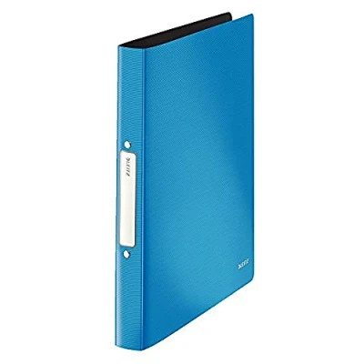 Image of Leitz Solid Ring Binder A4 Polypropylene Light Blue