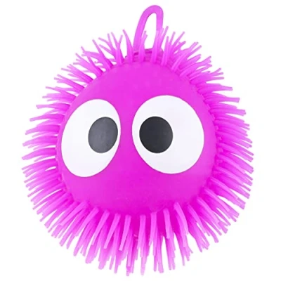 Image of Toyland® 17cm Squishy Big Eye Puffer Balls Novelty Toys 6 Colours To Collect 1 Picked At Random