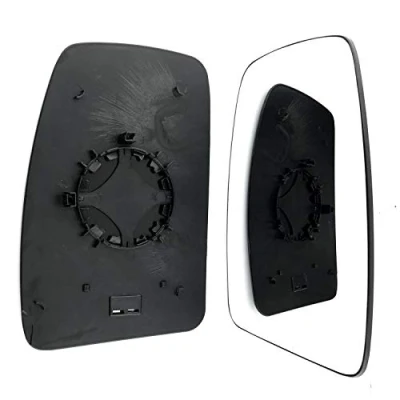 Image of Clip on Heated Base Wing Mirror Glass fits Nissan NV400 2011 to 2024 Right Driver Side