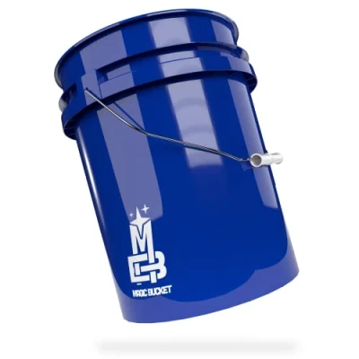 Image of MAGIC Bucket Car Wash Hand Blue 5 US Gallons Approx. 20 Litres Compatible with Grit Guard, Detail Guardz Dirt Lock, Chemical Guys Trap, Gamma Lids Lid