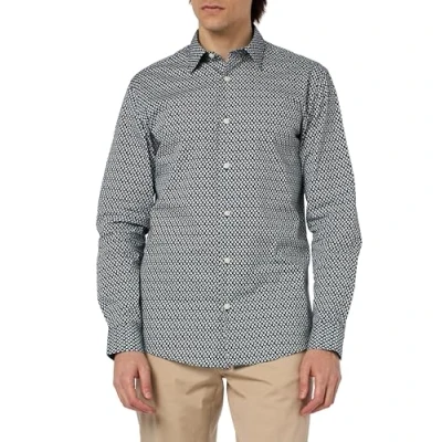 Image of Jack &amp; Jones Premium Jprblaexpress Minimal Print Shirt Shirt, Men&#039;s, Size: Small, Sky captain