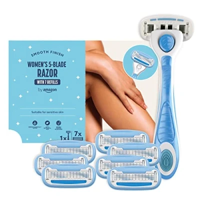 Image of by Amazon Women&#039;s 5 blade razor with 7 refills