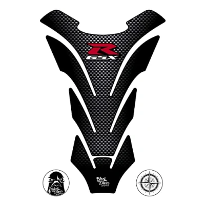 Image of BLACK DOVES GRAPHICS Tank protection resin sticker compatible with Suzuki GSX R GSXR R…