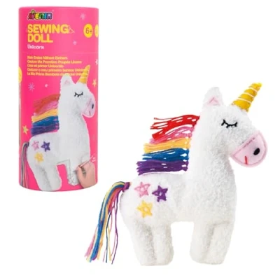 Image of Avenir Sewing Doll Unicorn, Mixed Colours
