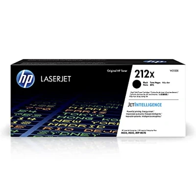 Image of HP W2120X 212X High Yield Original LaserJet Toner Cartridge, Black, Single Pack