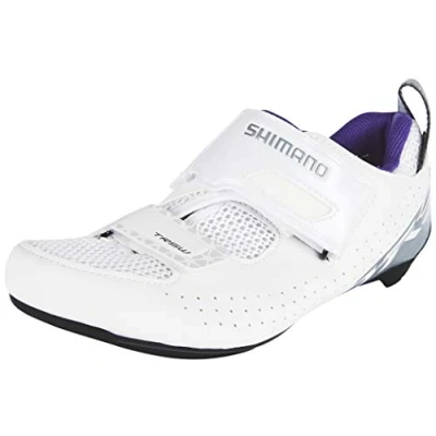 Image of Shimano Women’s Shtr5oc410sw00 Road Cycling Shoes, Off White (White), 6 UK (41 EU)