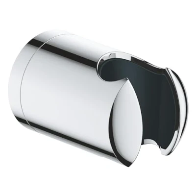 Image of GROHE Vitalio Universal QuickFix Non Adjustable Wall Holder for Hand Showers, Holding Force Maximum 20 kg, Extra Easy to Fit QuickGlue, Chrome, 27958001