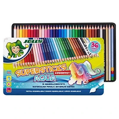 Image of Jolly Supersticks aqua Watercolour Pencils 36 Farbstifte