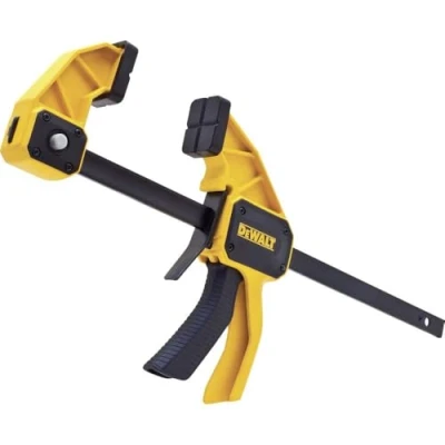 Image of Dewalt Clamp 300mm, 135kg Spannkraft DWHT0 83193, Quick Lock, Heat Treated Profile Rail, Removable Rubberized Jaws