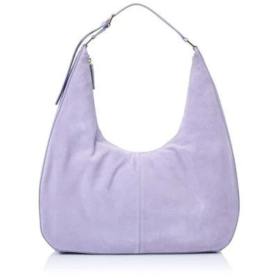 Image of Mandarina Duck Women&#039;s VELVET PLISSE HOBO, PURPLE IMPRESSION, Taglia Unica