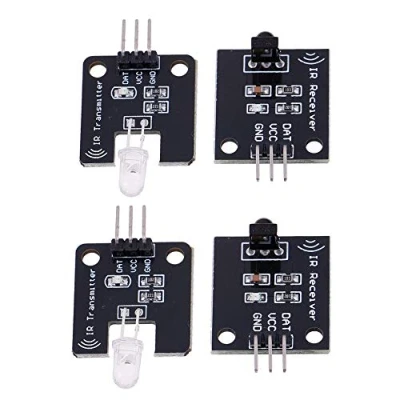 Image of iHaospace 2 Sets 38KHz IR Infrared Transmitter Module + Receiver Sensor Compatible with Arduino RPI STM32
