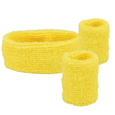 Image of Boland 01893 Sweatbelt and cuffs, Yellow, One Size
