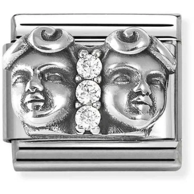 Image of Nomination Crystal Gemini Twins Charm