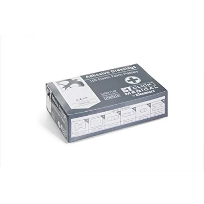 Image of Click Medical CM0522 PLASTERS FABRIC 100 ASSORTED