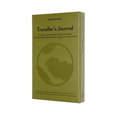 Image of Moleskine Travel Journal, Theme Notebook Hardcover to Organise and Remember Your Travels Large Size 13 x 21 cm 400 Pages