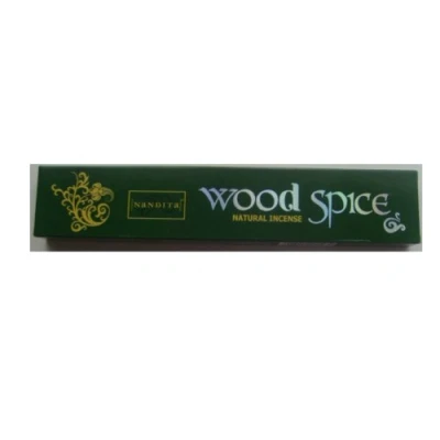 Image of Box Of 12 Natural Incense Sticks Nandita Indian Wood Spice