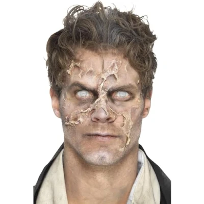Image of Smiffys Make Up FX, Zombie Liquid Latex, Clear Ammonia Free, 29.57ml/1 US fl.oz Bottle, Cosmetics and Disguises Fancy Dress, Dress &amp; Disguises.