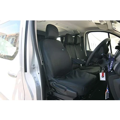 Image of Van Seat Cover Single Renault Trafic/Vauxhall Vivaro/Nissan NV300 &amp; Fiat Talento