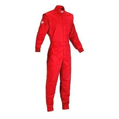 Image of OMP OMPNB157906144 Mechanic Summer Overalls, Red, Size 44