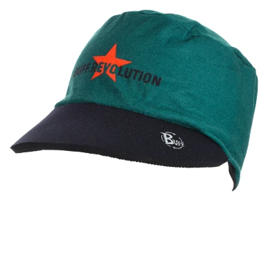 Image of Buff Childrens Unisex Reversible cap with rubber visor 113300 children Black One Size