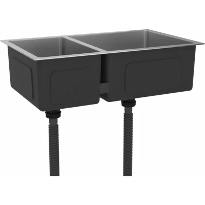 Image of vidaXL Kitchen Sink Stainless Steel
