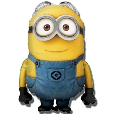 Image of Toyland® 75cm (30&quot;) Despicable Me Foil Balloon Dave Minion Children&#039;s Party Decoration