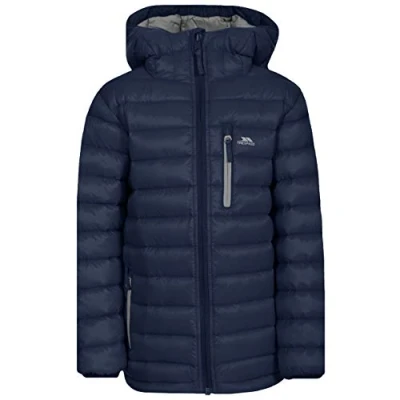 Image of Trespass Ultra Light Morley Kids&#039; Outdoor Down Jacket available in Navy Size 3/4