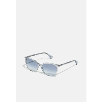 Image of Ralph Lauren Sunglasses, Women&#039;s, Size: 55, Shiny blue/brown
