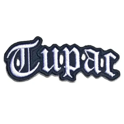Image of 2pac Tupac Patch Cut Out Logo Official Embroidered woven iron on Taglia unica