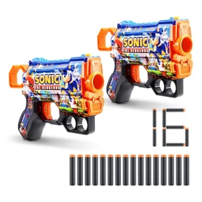 Image of XSHOT 36679A Blaster with Air Pocket Technology Foam Darts, Mega, Menace