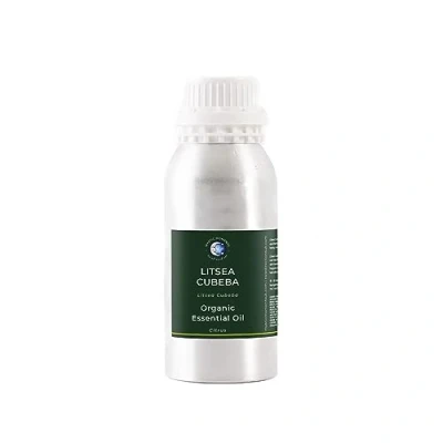Image of Mystic Moments Organic Litsea Cubeba (May Chang) Essential Oil 500g Pure &amp; Natural for Diffusers, Aromatherapy Massage Blends Vegan GMO Free