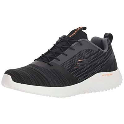 Image of Skechers Men&#039;s Bounder Trainers, Black Blk, 7.5 UK