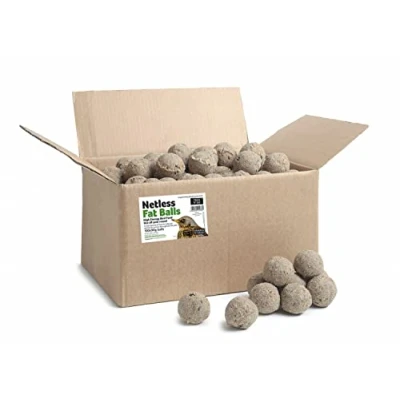 Image of Sharples N Grant 100 x Netless Bird Fat Balls Bulk Box