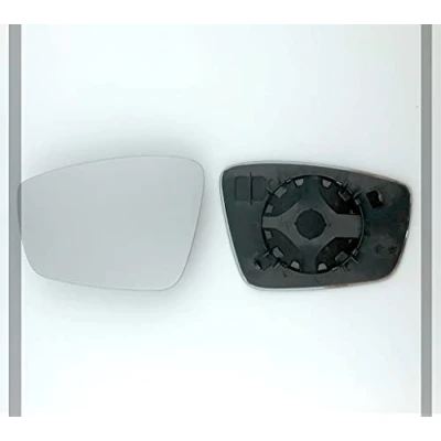 Image of Fits SEAT Mii 2011 to 2020 Convex Wing Mirror Glass LEFT HAND ( UK Passenger Side )