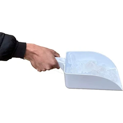 Image of Large Plastic Ice Scoop/Shovel Ideal for Machines, Buckets in Kitchens or Pet Food (2 Scoops)
