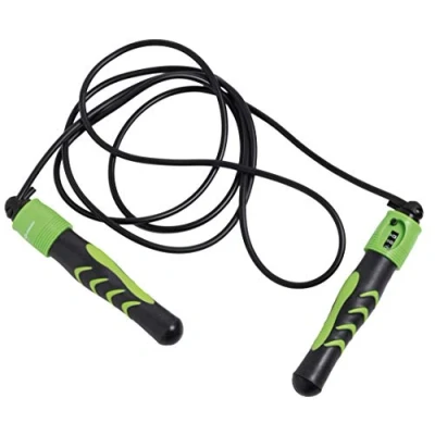 Image of Schildkröt Jump Rope with Counter, Black/Anthracite, in a Mesh Bag, 960113