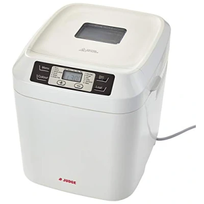 Image of Judge Digital Bread Maker with 12 Pre set Programmes, 13 Hour Delay Timer, Keep Warm Function, 29cm x 28cm 33cm, 600W 2 Year Guarantee